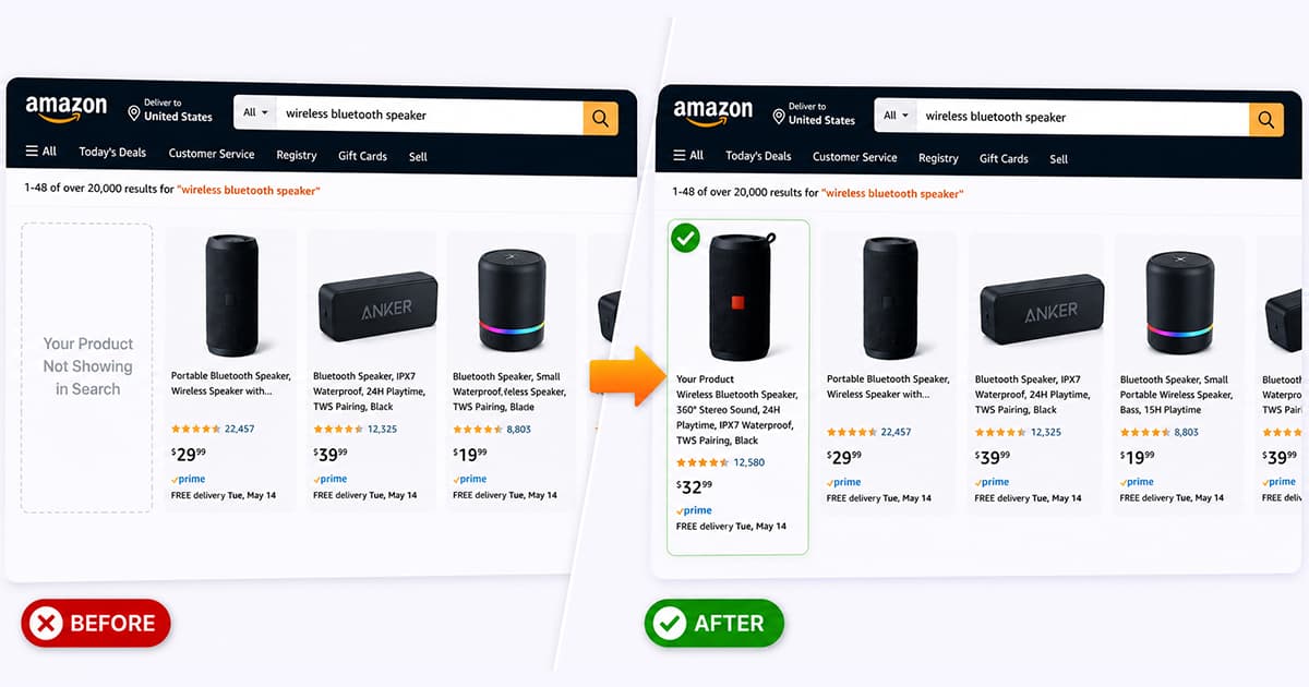 Amazon Listing Not Showing Up in Search